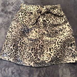NWT Crown & Ivy Animal Leopard Skirt